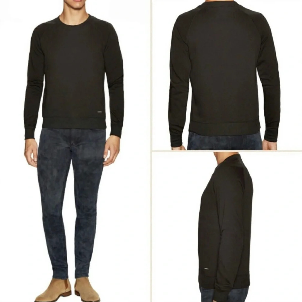 BLK DNM Black Crewneck Sweatshirt
